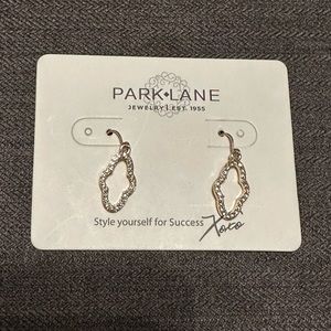 Park Lane gold scalloped earrings